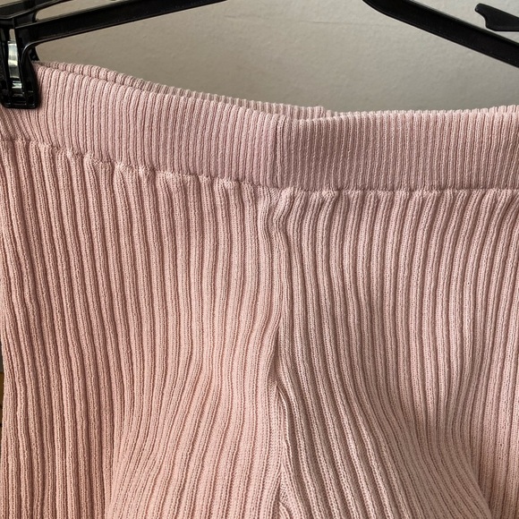 Zara Ribbed Flare Pants Medium BNWT - Picture 3 of 6